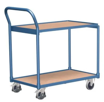 Wózek półkowy z uchwytem, do 300kg, 2 półki, 975x524mm