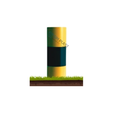 Odbojnica słupowa - wysokość 70 cm - rura ø 159 mm - do zabetonowania