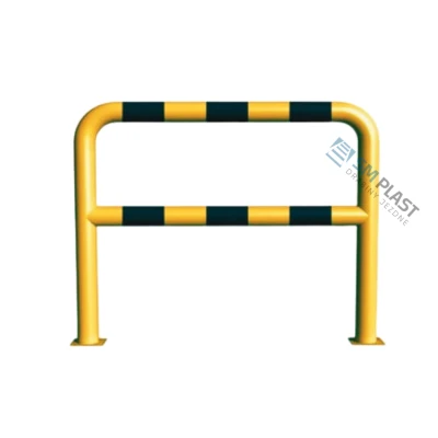 Barierka techniczna - 150 x 110 cm - rama i poprzeczka - rura fi 88,9 mm – przykręcana