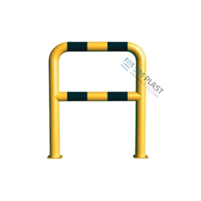 Barierka techniczna - 100 x 110 cm - rama i poprzeczka - rura fi 88,9 mm – przykręcana