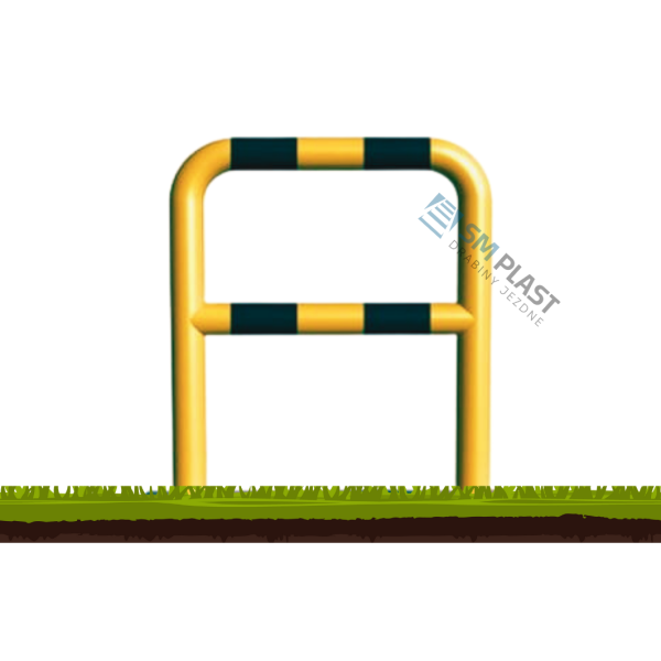 Barierka techniczna - 100 x 110 cm - rama i poprzeczka - rura fi 88,9 mm