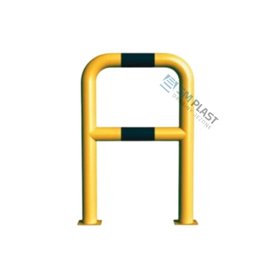 Barierka techniczna - 80 x 110 cm - rama i poprzeczka - rura fi 88,9 mm – przykręcana