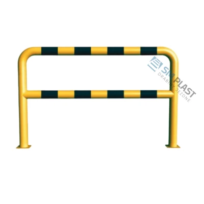 Barierka techniczna - 200 x 110 cm - rama i poprzeczka - rura fi 76,1 mm – przykręcana