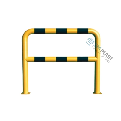 Barierka techniczna - 150 x 110 cm - rama i poprzeczka - rura fi 76,1 mm - przykręcana
