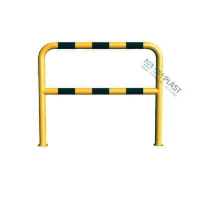 Barierka techniczna - 150 x 110 cm - rama i poprzeczka - rura fi 60,3 mm – przykręcana