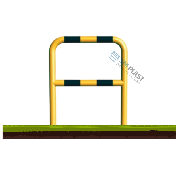 Barierka techniczna - 100 x 110 cm - rama i poprzeczka - rura fi 48,3 mm