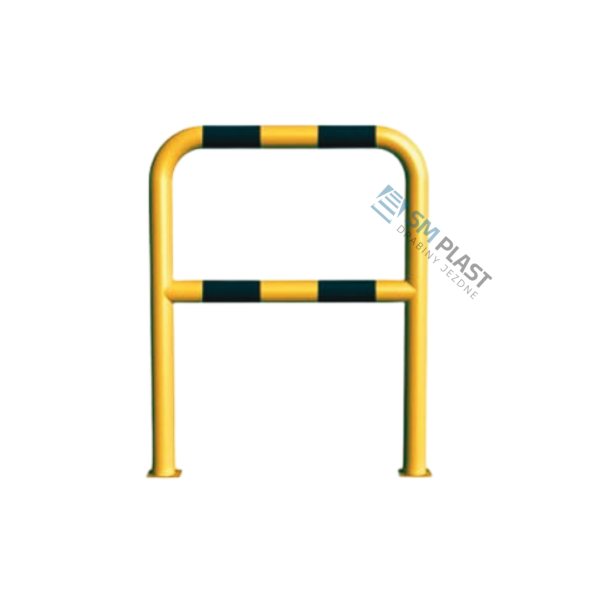 Barierka techniczna - 100 x 110 cm - rama i poprzeczka - rura fi 48,3 mm - przykręcana