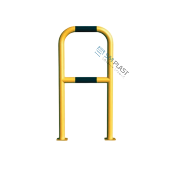 Barierka techniczna - 60 x 110 cm - rama i poprzeczka - rura fi 60,3 mm - przykręcana