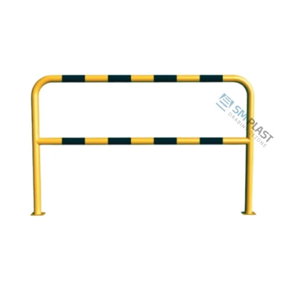 Barierka techniczna - 200 x 110 cm - rama i poprzeczka - rura fi 48,3 mm - przykręcana