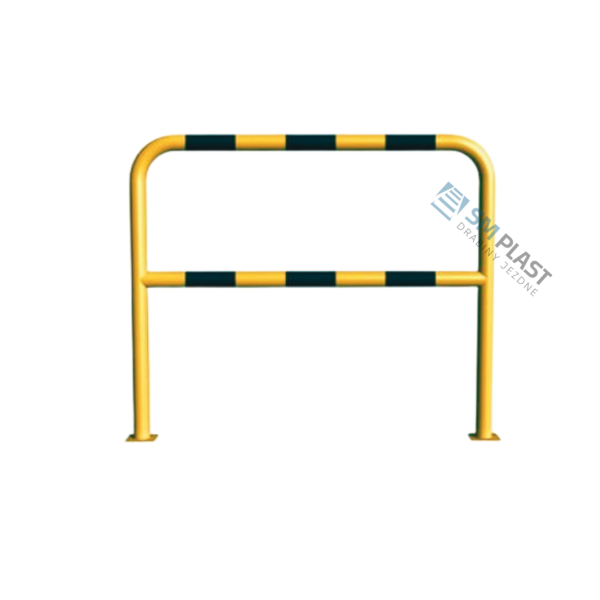Barierka techniczna - 150 x 110 cm - rama i poprzeczka - rura fi 48,3 mm – przykręcana