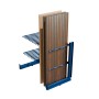 Regał do składowania pionowego 1500 × 1100 × 805 mm 