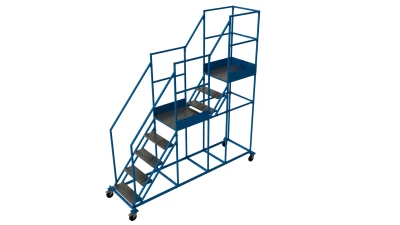 Drabina jezdna dwupoziomowa 1,25m x 1,75m