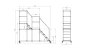 Drabina jezdna dwupoziomowa 1,25m x 1,75m