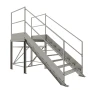 Schody przemysłowe stalowe ocynkowane z podestem 1200 mm – 7 stopni