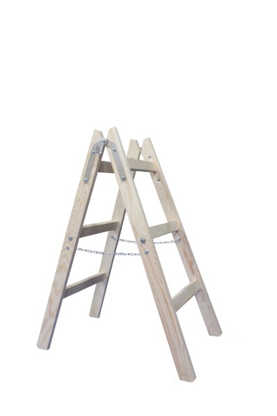 Drabina drewniana rozstawna 3stp. 105cm z litego drewna sosnowego 