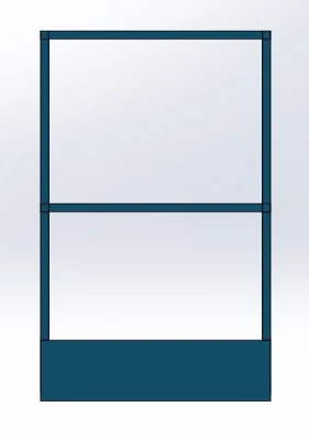 MSP SYSTEM, Barierka 1100x650 Tył