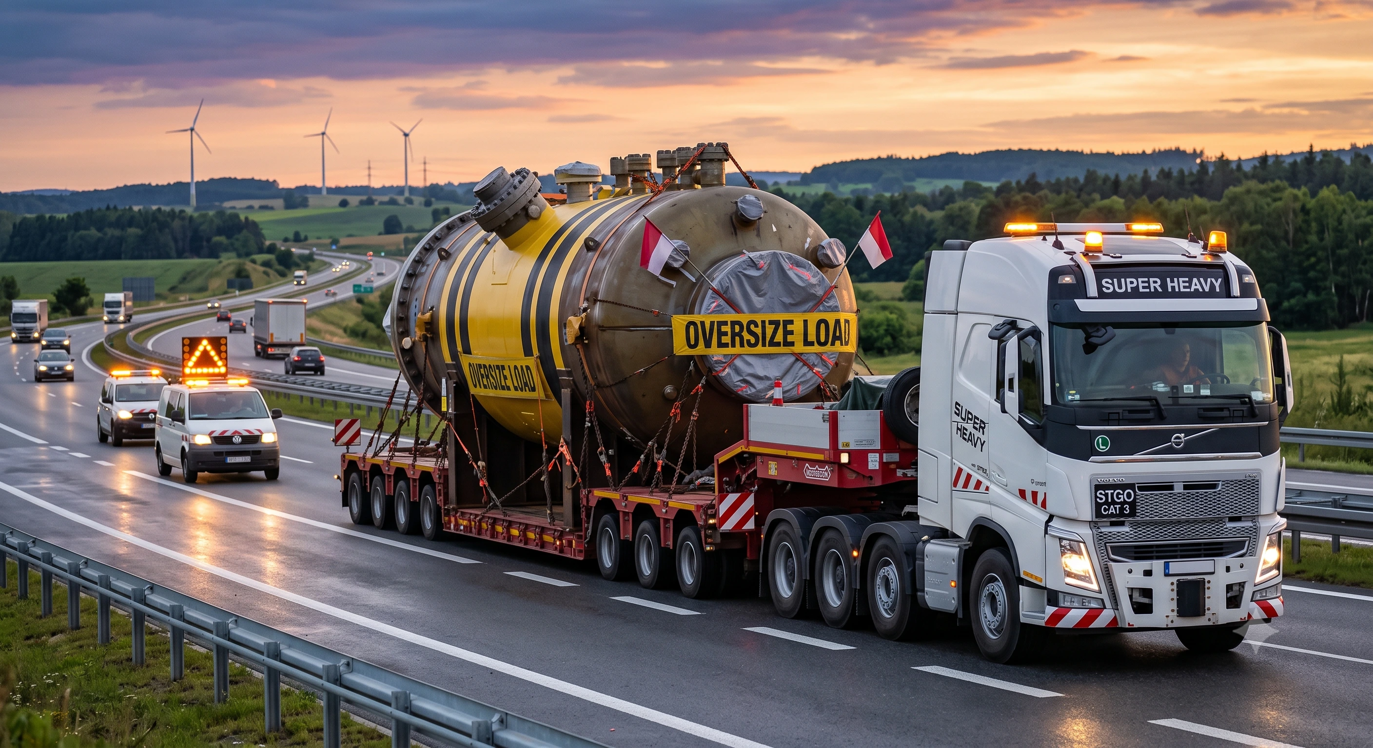 Bezpieczny transport ciężkich i wielkogabarytowych ładunków — o czym musisz pamiętać?